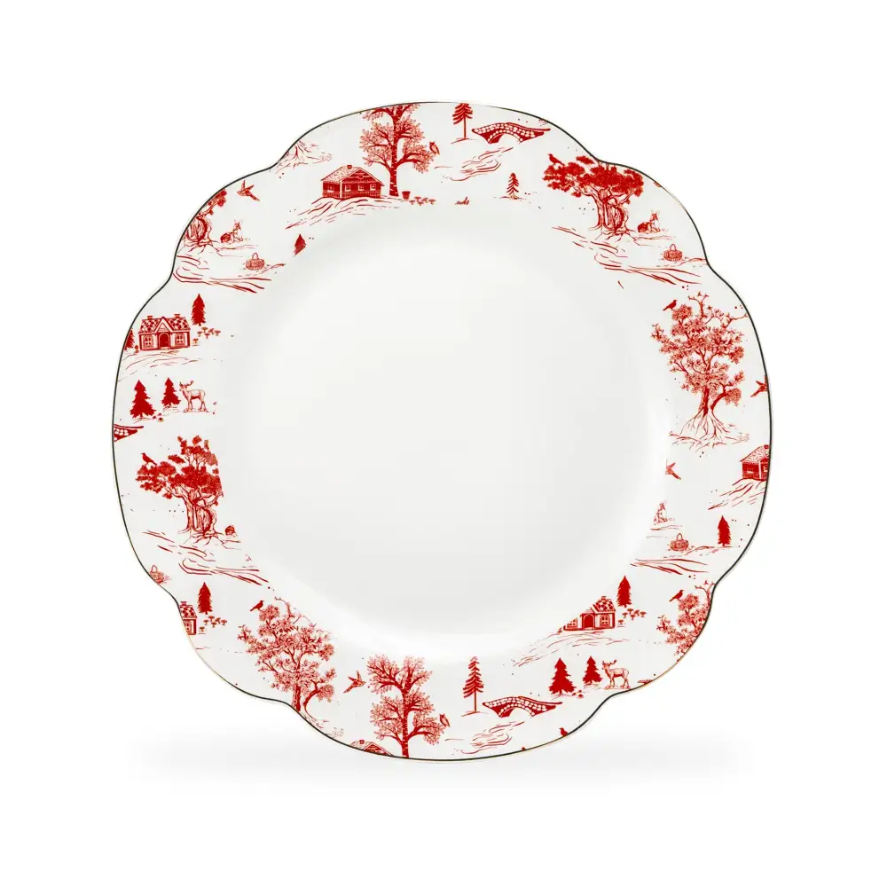 Village Porcelain Dinner Plate