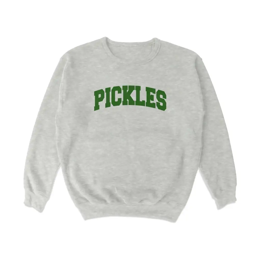 Funny Pickles Print Casual Sweatshirt