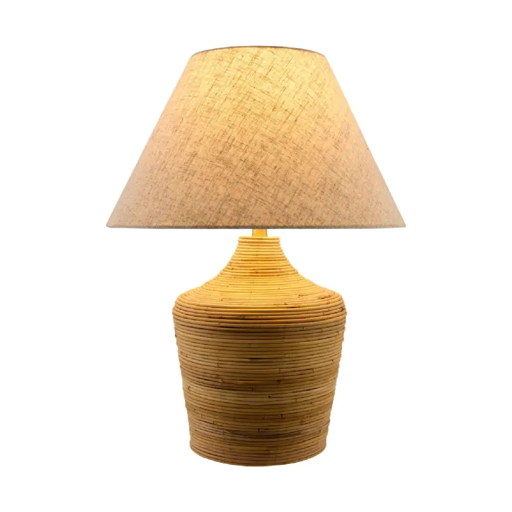 Rattan Cane Table Lamp
