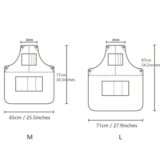 Practical Denim Crossback Kitchen Work Apron