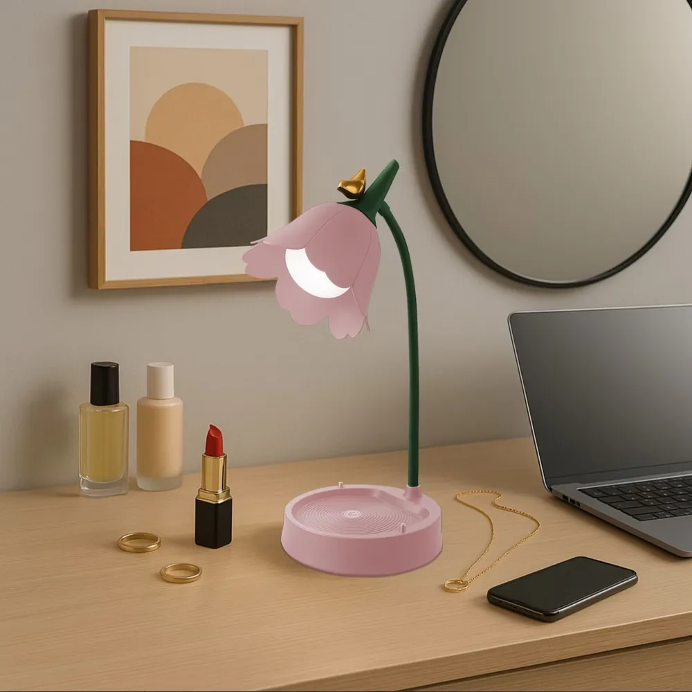 Bellflower Shape Desk Lamp