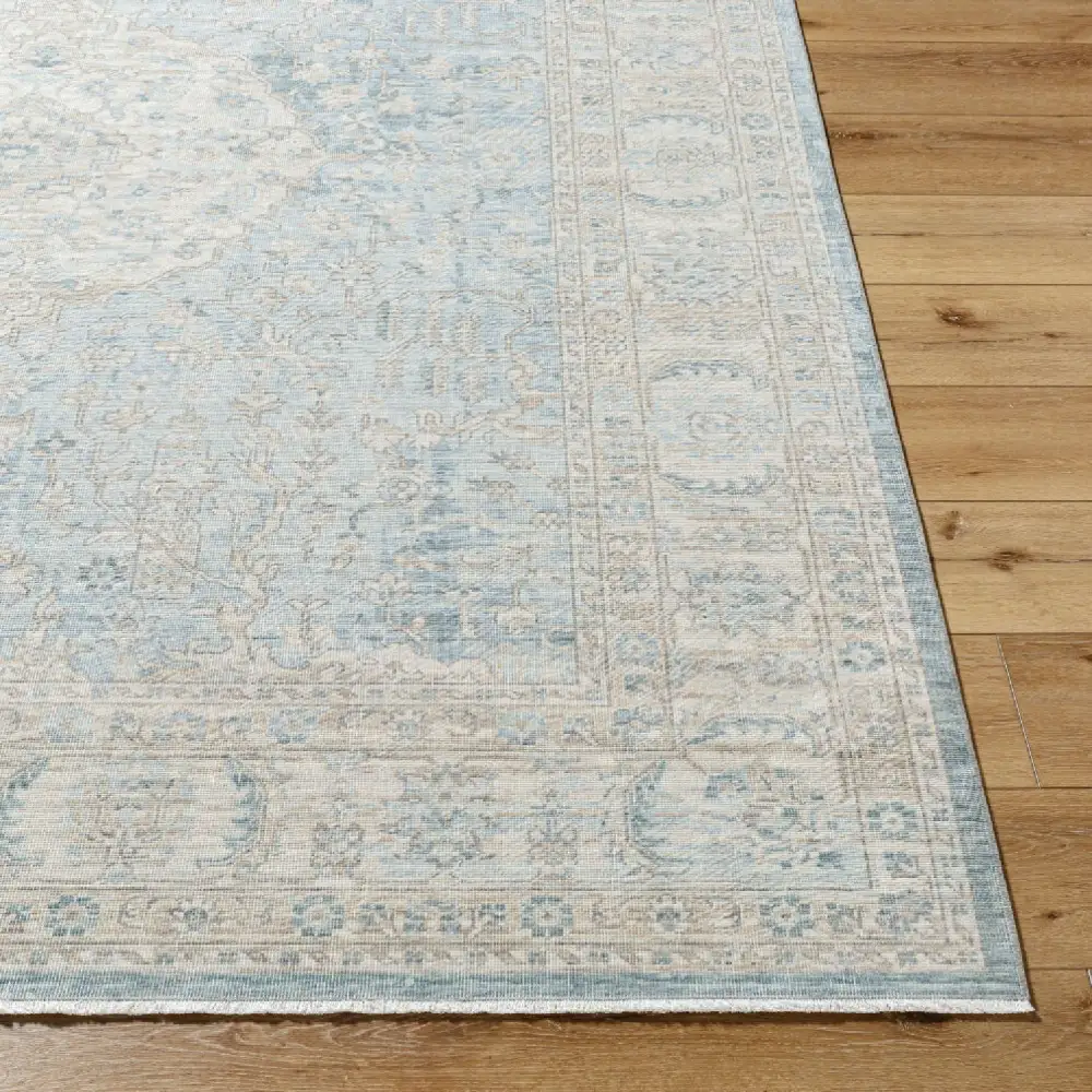 Wool Floral Print Carpet