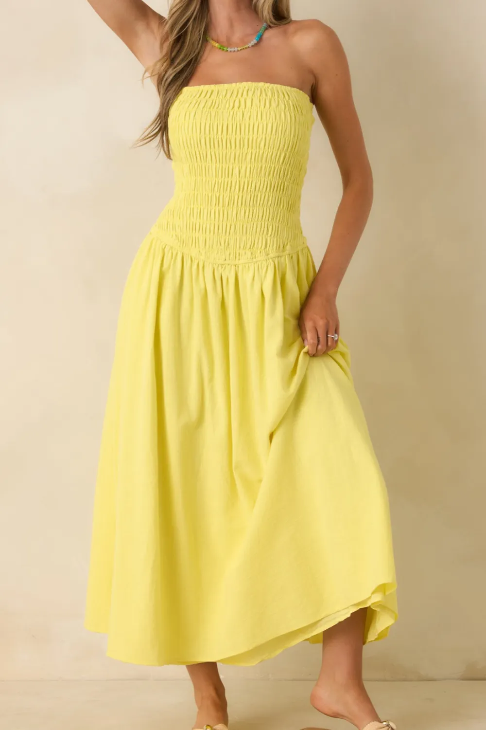 Smocked Stay Maxi Dress