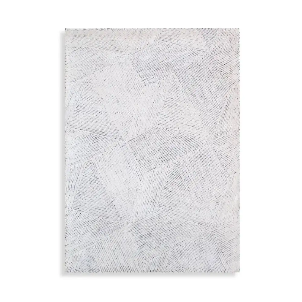 Geometric Patterned Wool Rug
