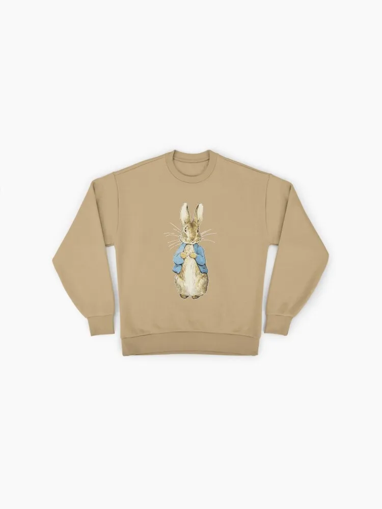 Classic Cartoon Bunny Graphic Sweatshirt