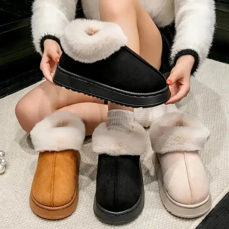 Cozy Platform Home Boots