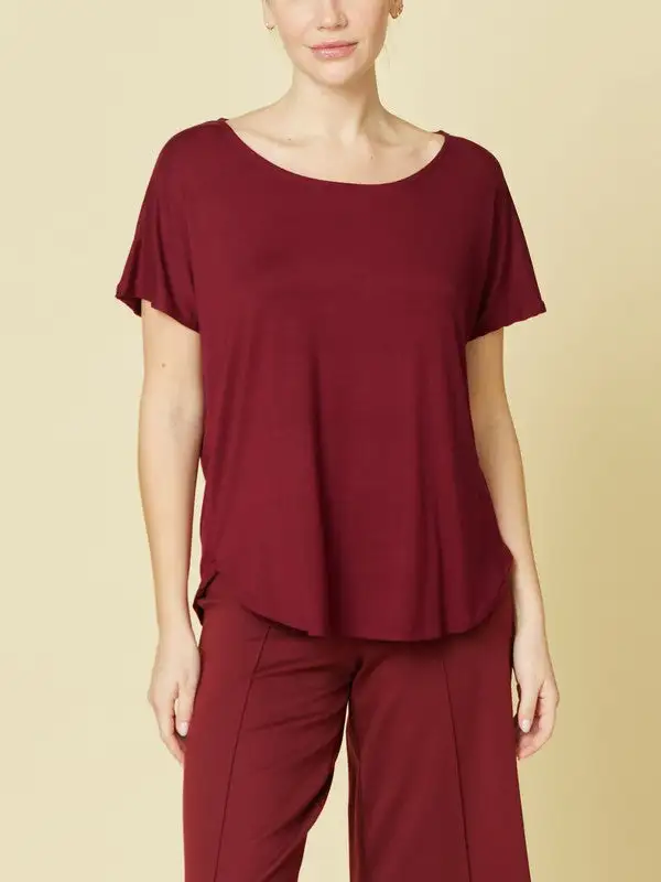 Bamboo Casual Dolman Sleeve Top Tee