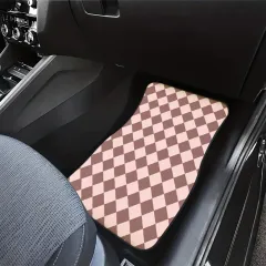 Checkerboard Car Floor Mats