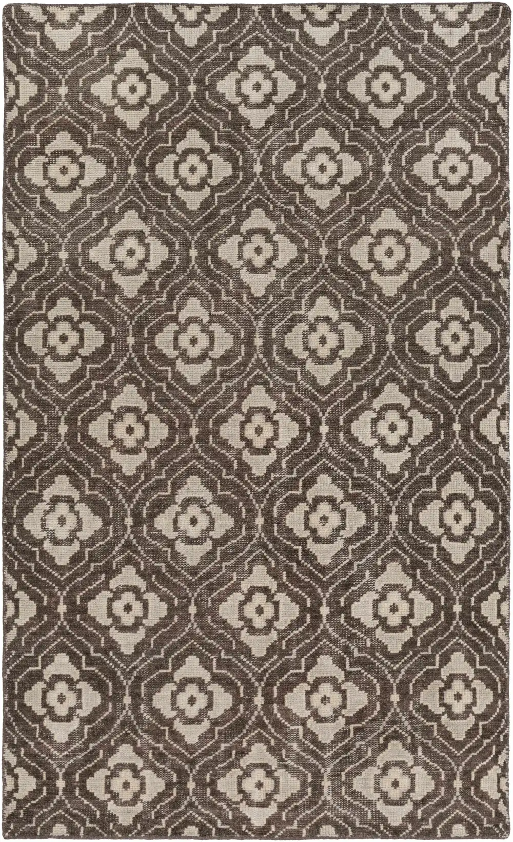 Expressive Contemporary Hand Knotted Wool Area Rug