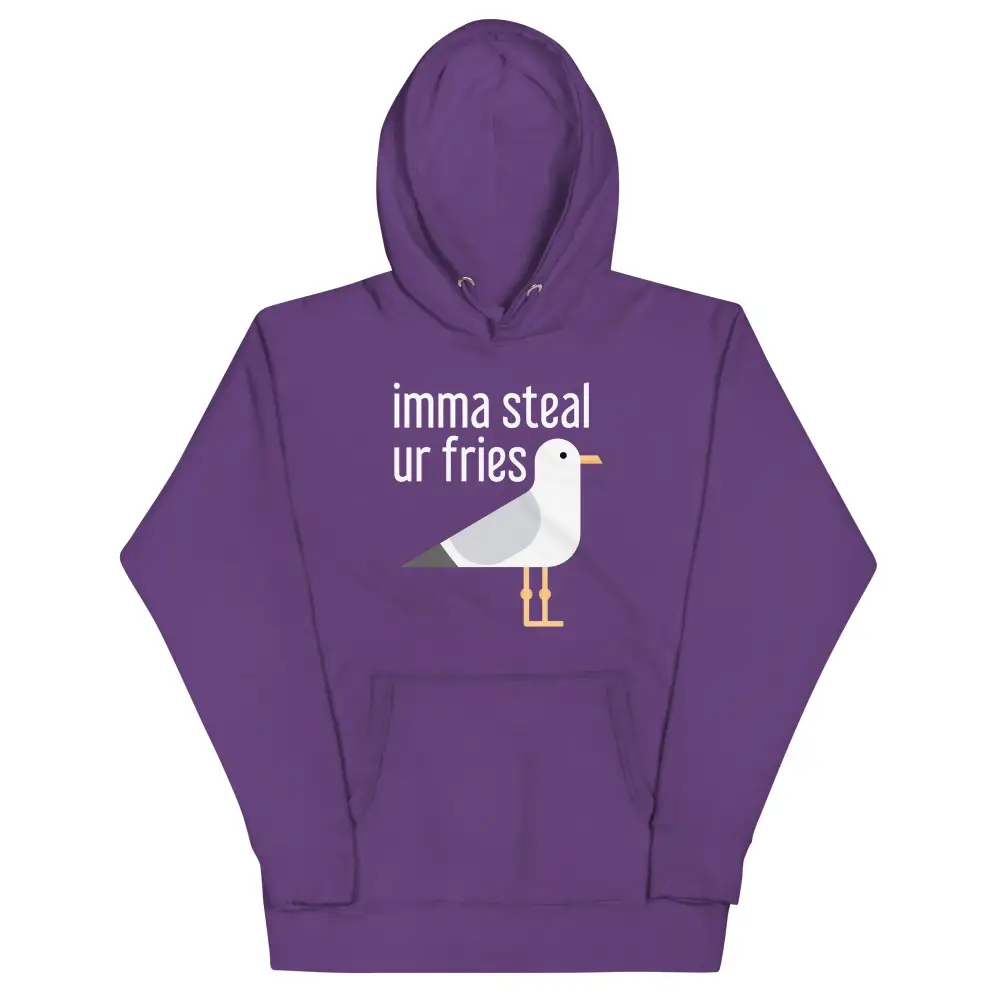 Fries Thief Graphic Hoodie