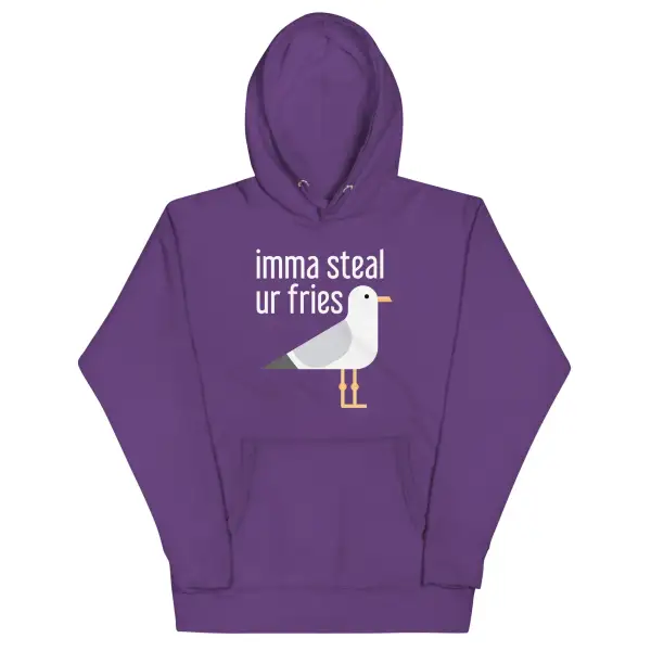 Fries Thief Graphic Hoodie
