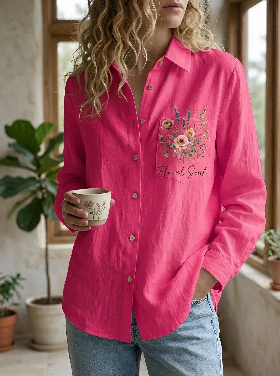 Floral Soul Wildflower Casual Shirt