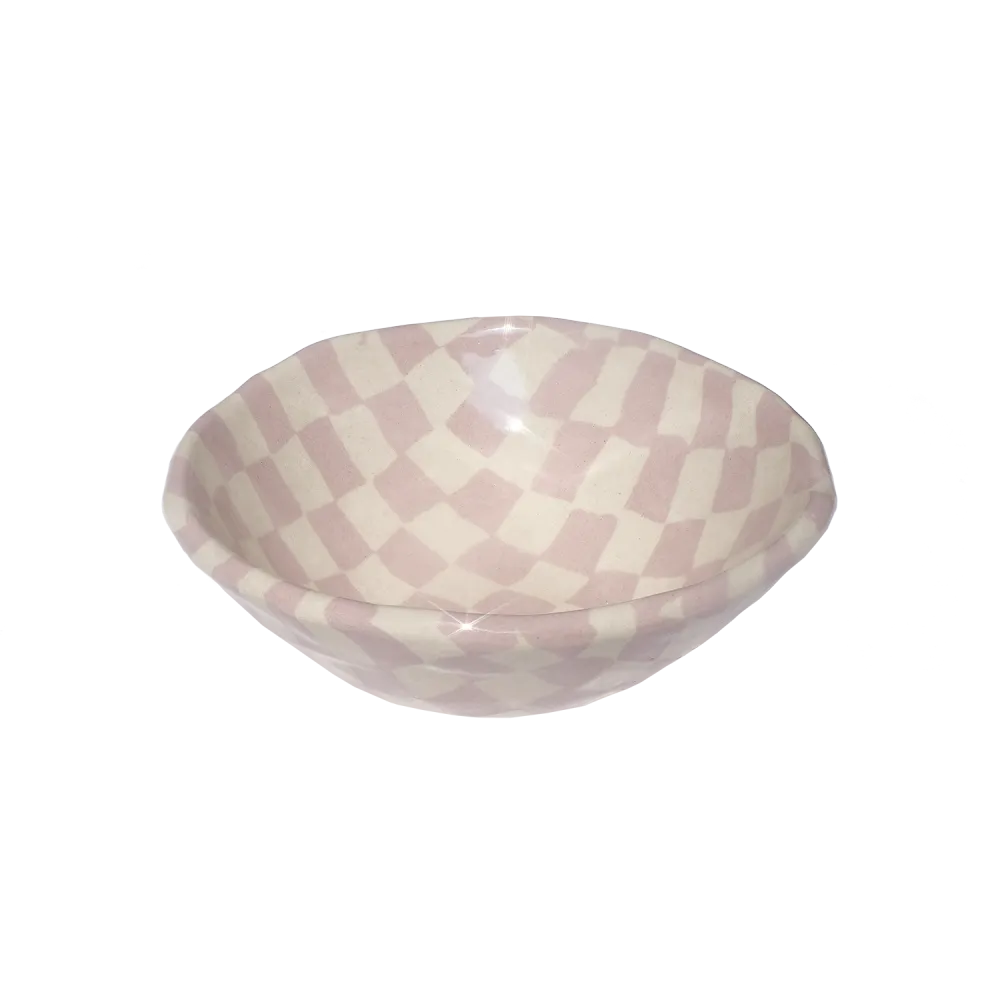Check Bowl Kitchen Tableware Piece