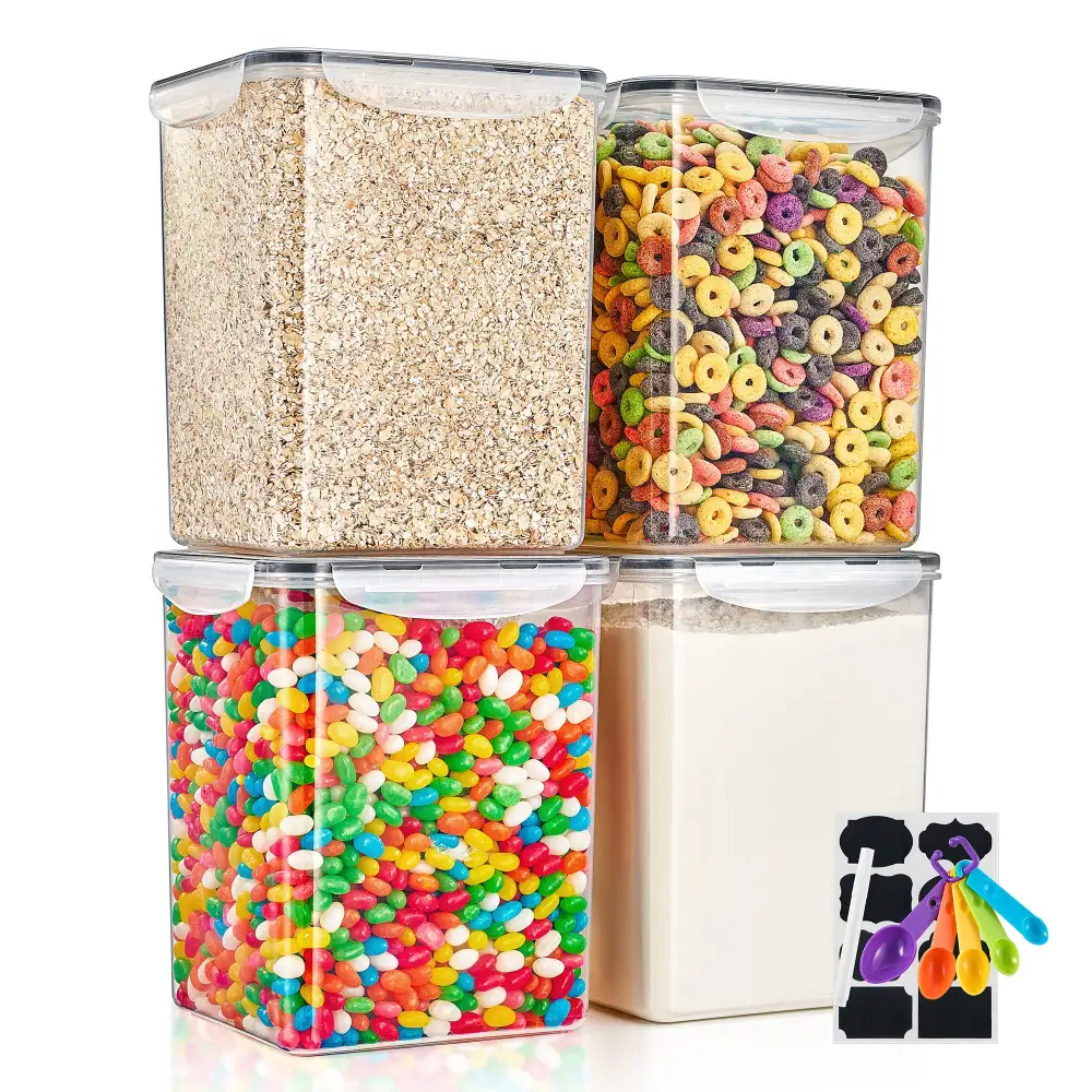 Large Airtight Dry Food Storage Containers Pack