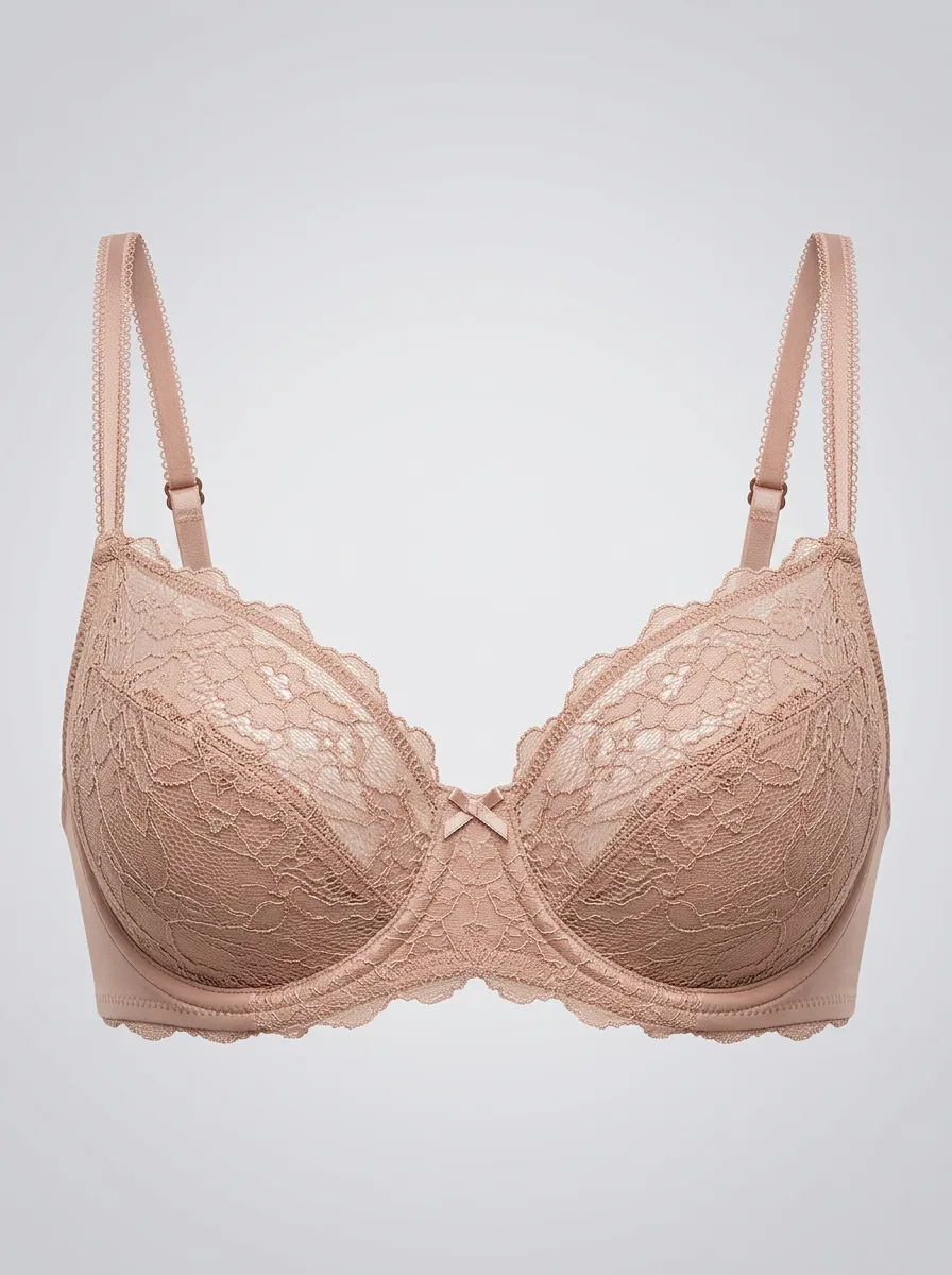 Classic Underwire Lace Floral Style Women's Bra