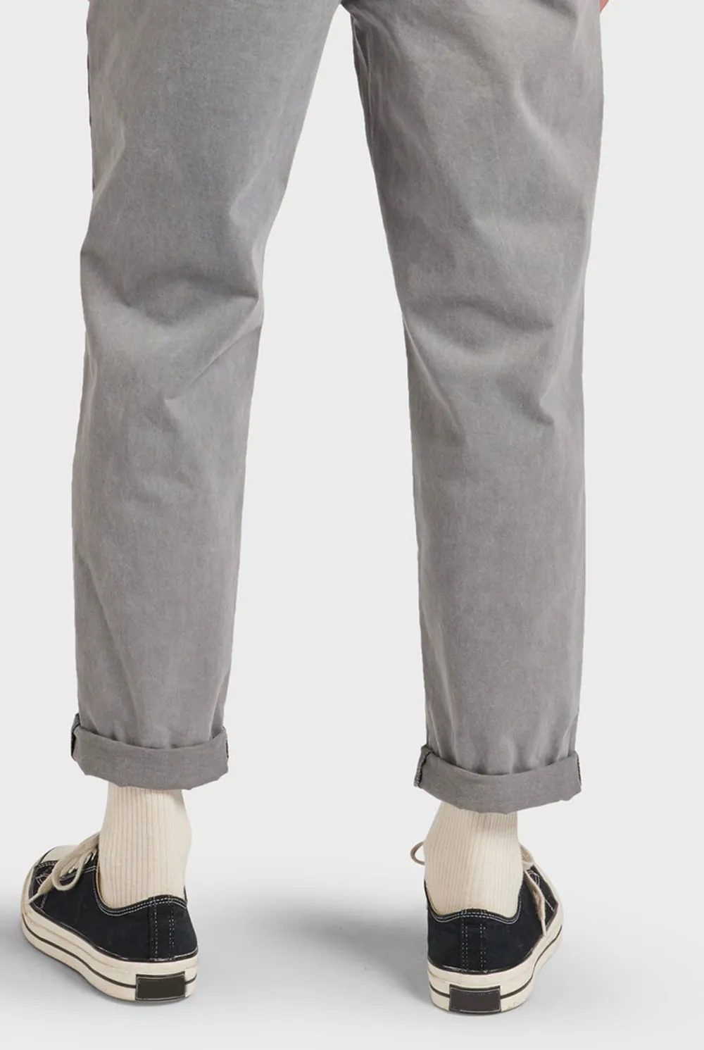 Casual Tapered Fit Cotton Blend Chino Pants