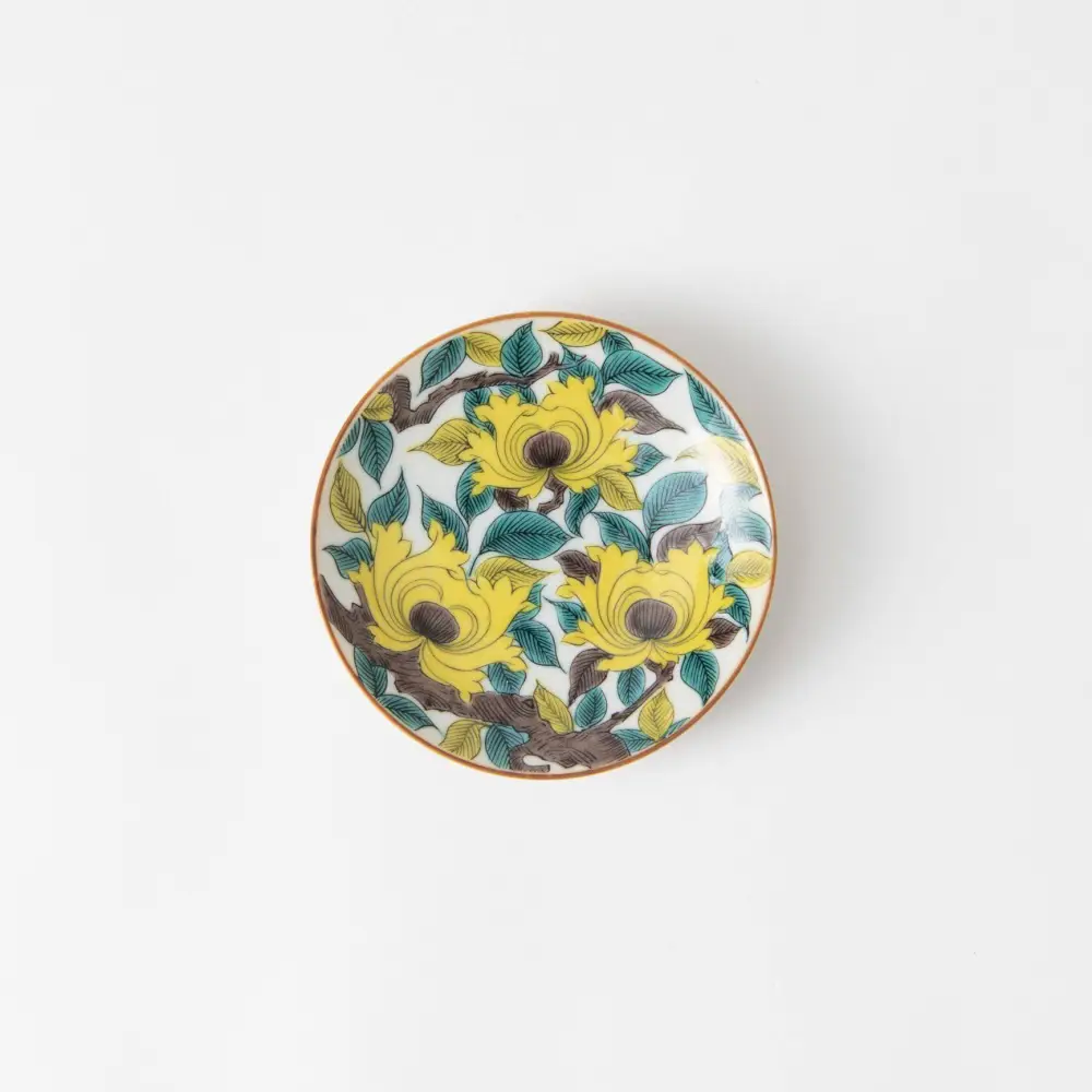 Peony Floral Sauce Plate