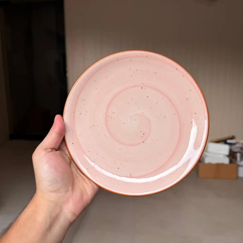 Minimal Home Rimless Ceramic Dining Plate