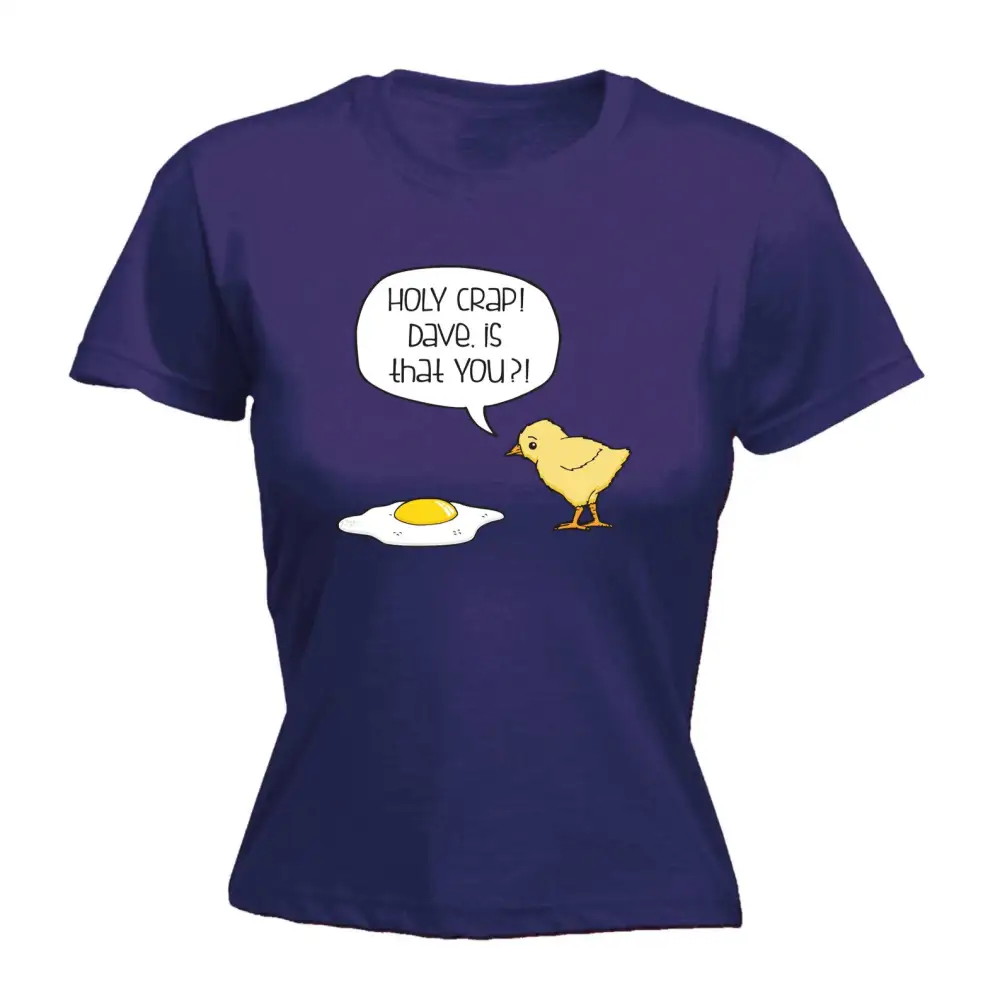 Chicken Egg Graphic Fitted Tee