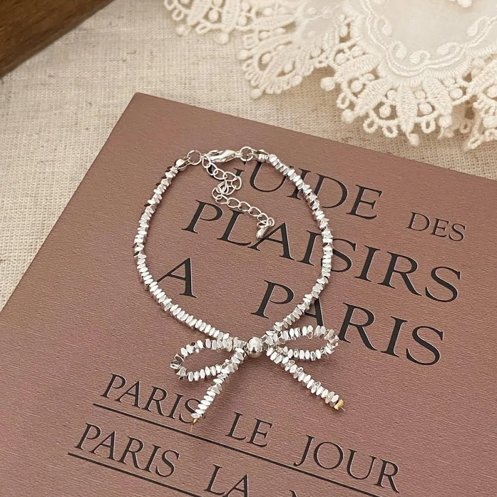 Layered Bow Pendant Necklace