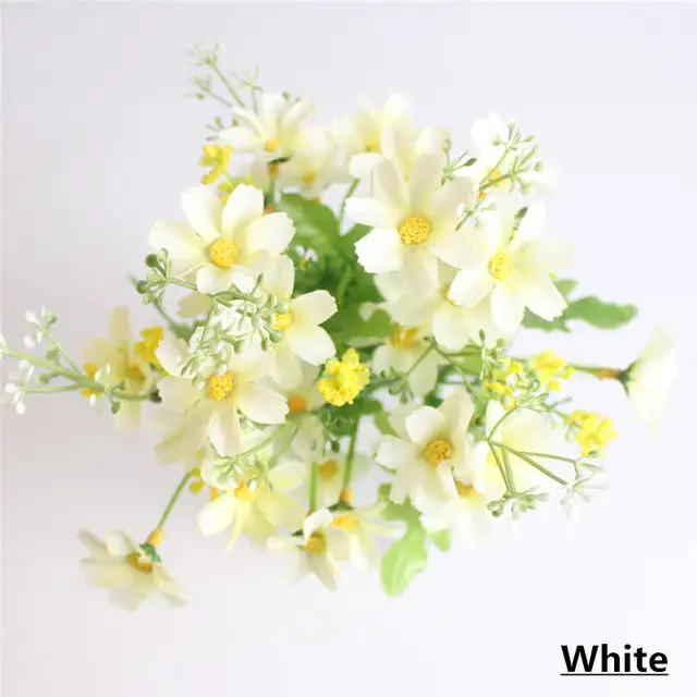 Smooth Artificial Daisy Bouquet Set