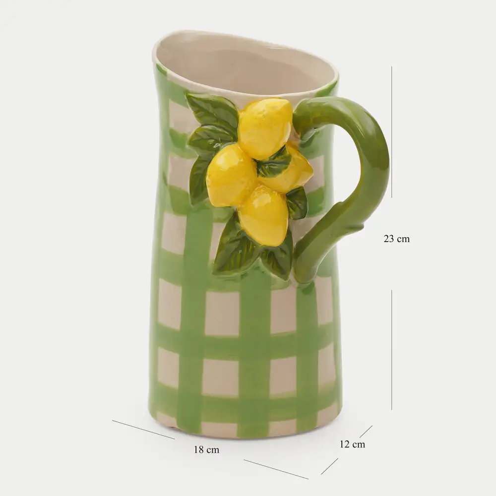 Check Ceramic Water Jug