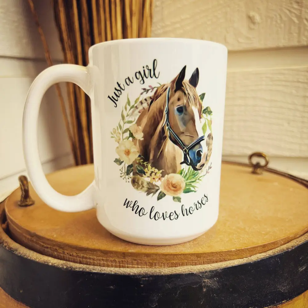 Equestrian Theme Ceramic Mug