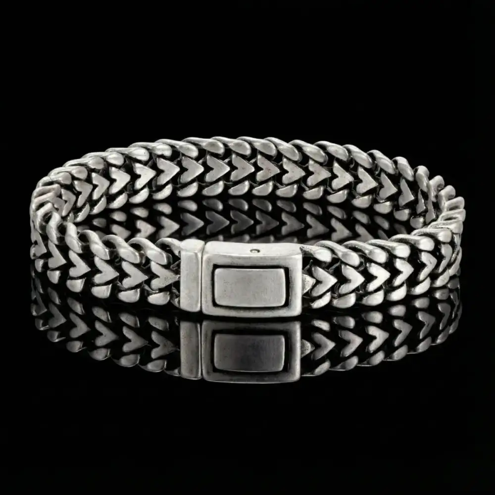 Men's Vintage Wheat Chain Bracelet