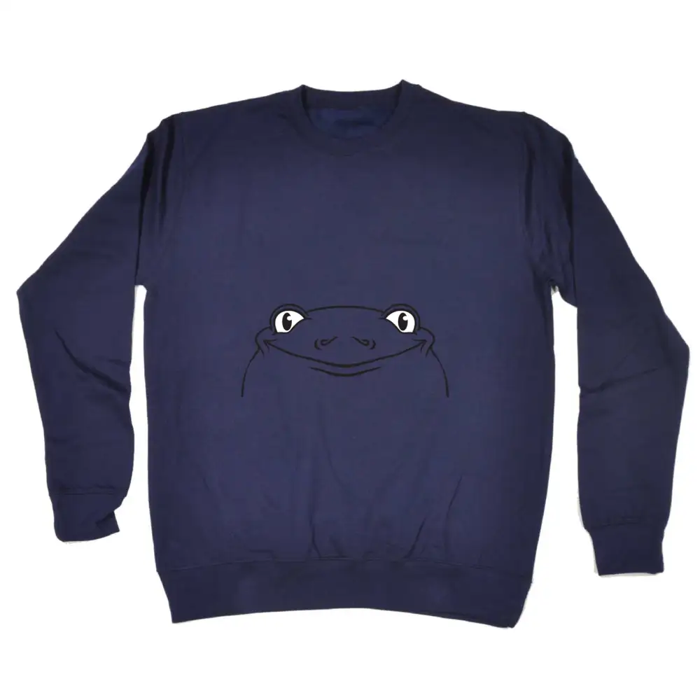 Frog Face Graphic Sweatshirt