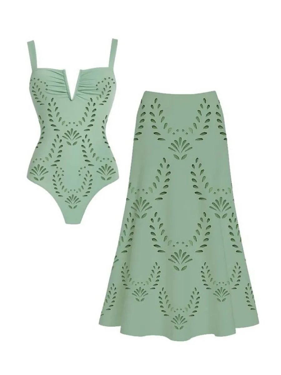 Noemi Hollow Out Swimsuit Set