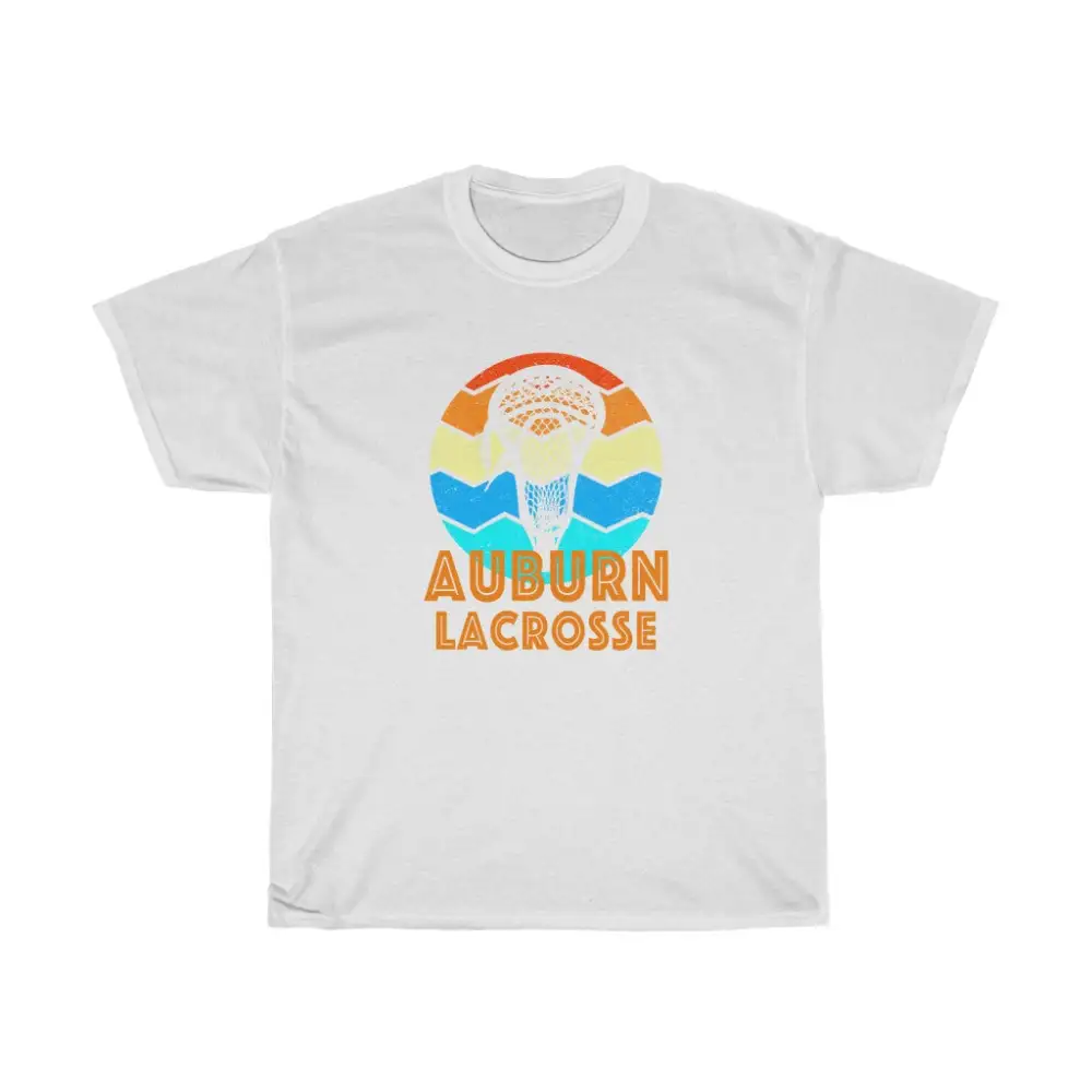 Auburn Lacrosse Retro Sunset T-Shirt