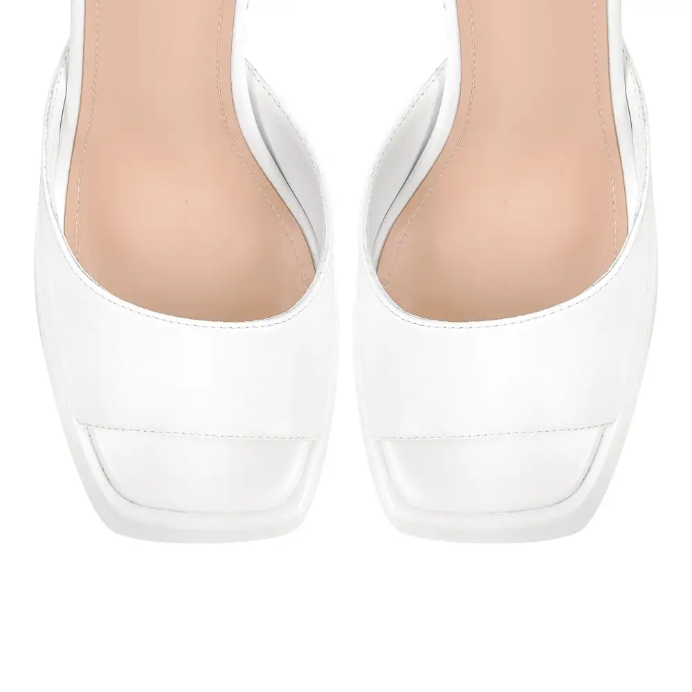 Open Toe Chunky Heel Strap Platform Sandals