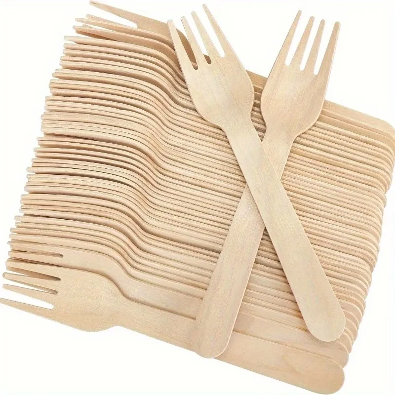 Eco Wooden Disposable Forks