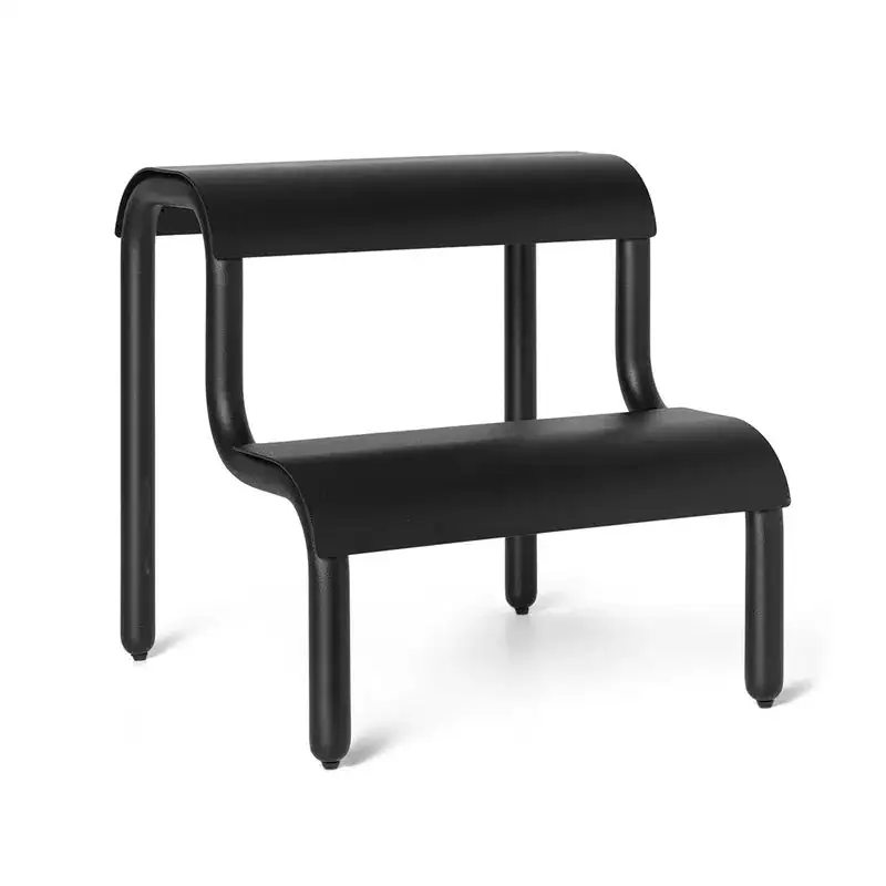 Refined Curved Step Stool