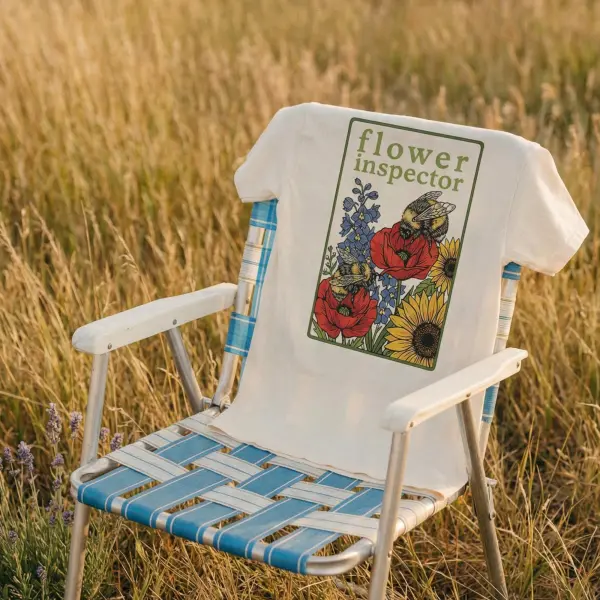 Floral Inspector Cotton Tee