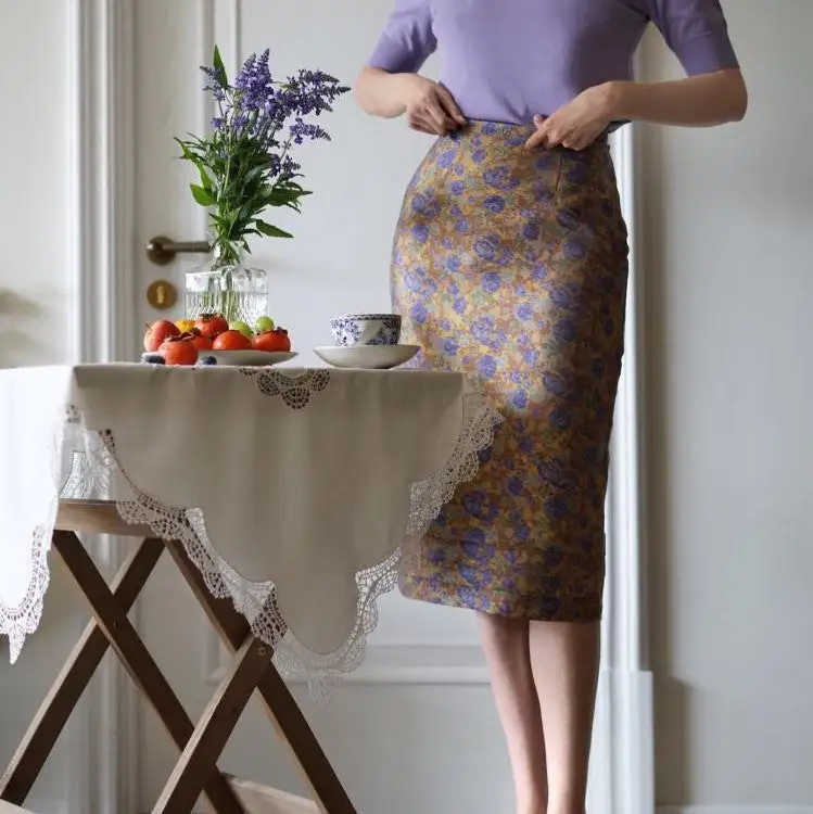 Laidback Comfort Everyday Casual Floral Skirt