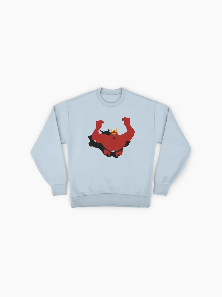 Cartoon Satan Character Art Sweatshirt