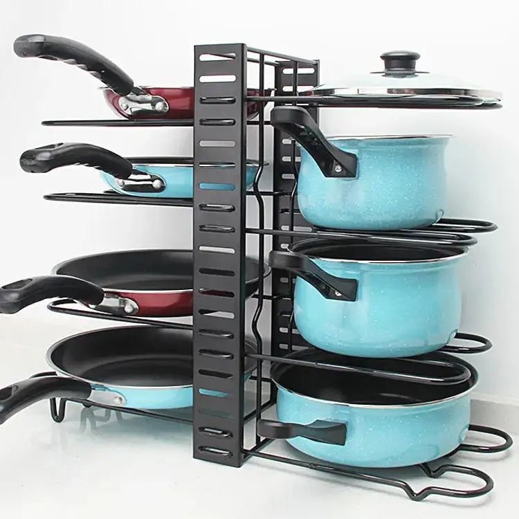 Adjustable Pan Home Storage Rack