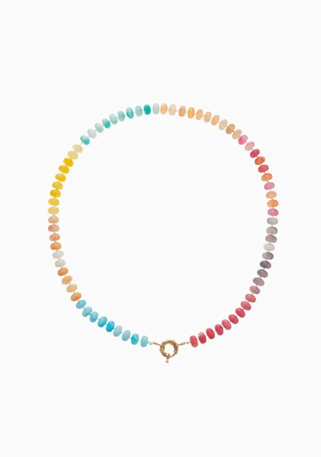 Polished Natural Stone Necklace