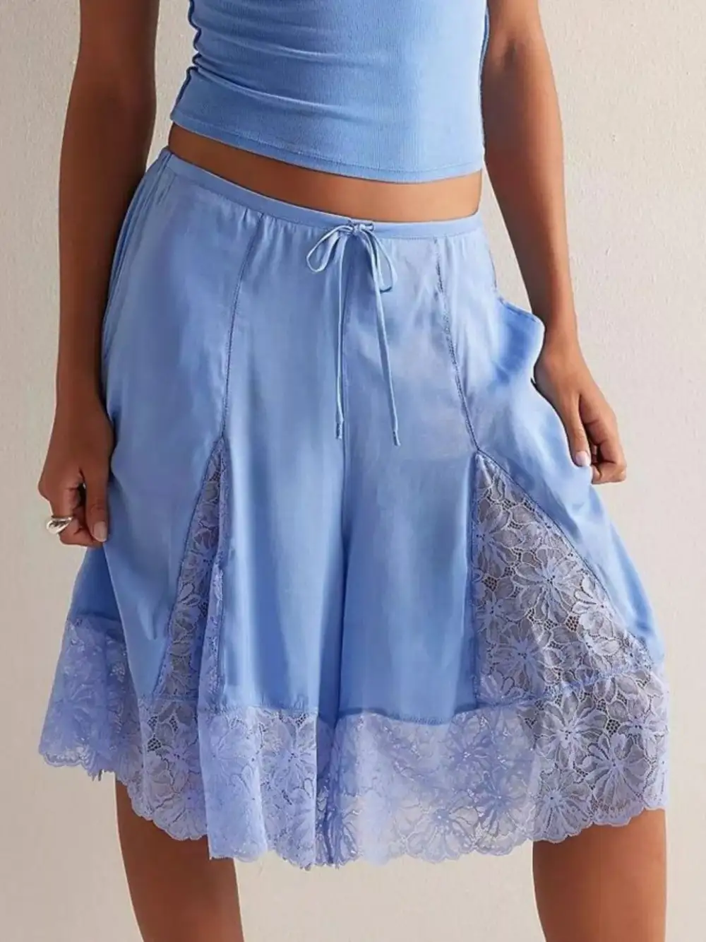Everyday Lace Trim Shorts