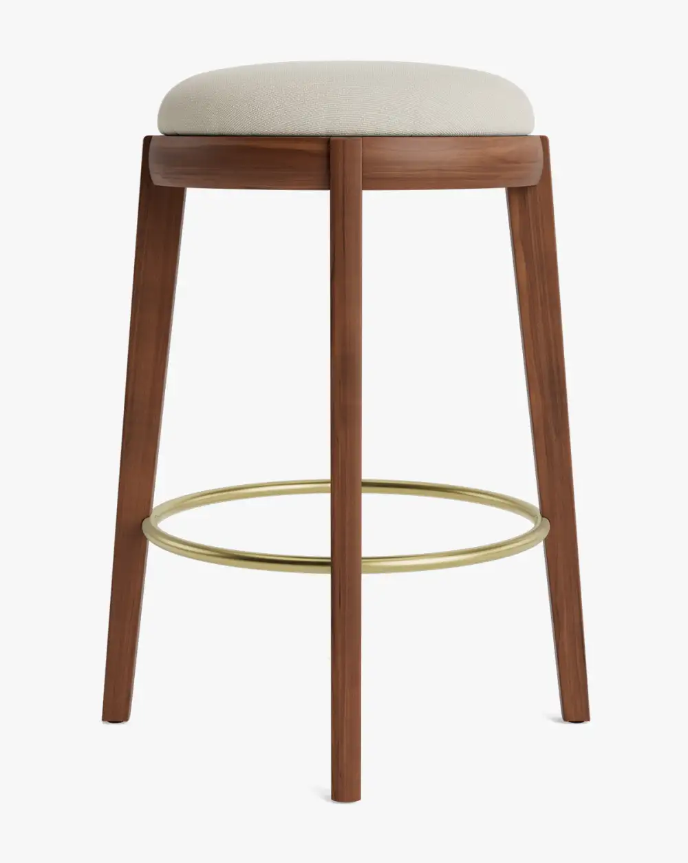 Modern Leather Counter Stool