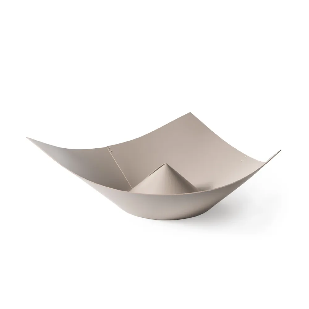 Hat-Inspired Leather Basket