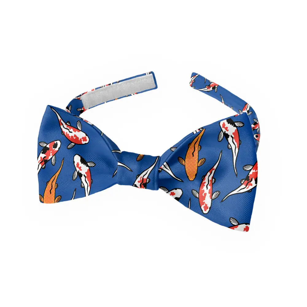 Koi Fish Pattern Bow Tie