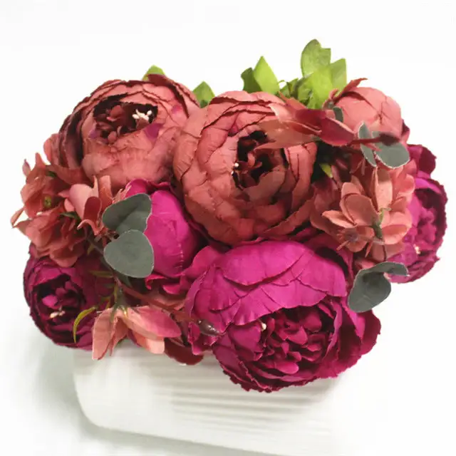 Room Artificial Peony Bouquet