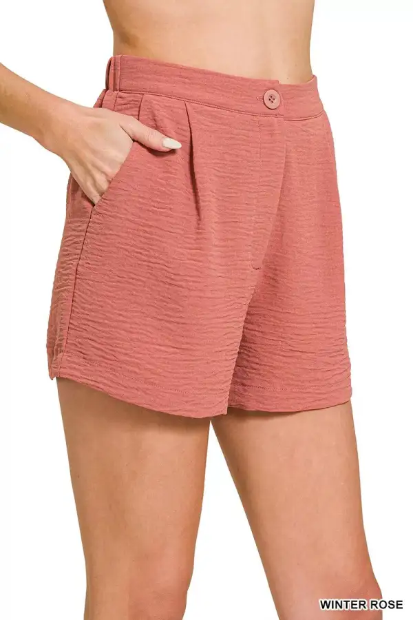 Pull On Elastic Waist Shorts