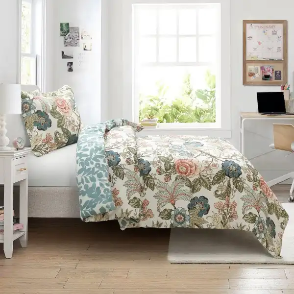 Relaxed Cotton Reversible Duvet Cover Bedding Set