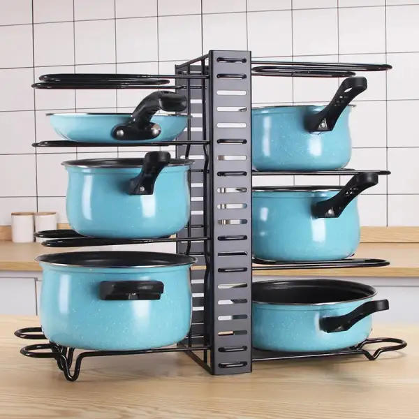 Adjustable Pan Home Storage Rack