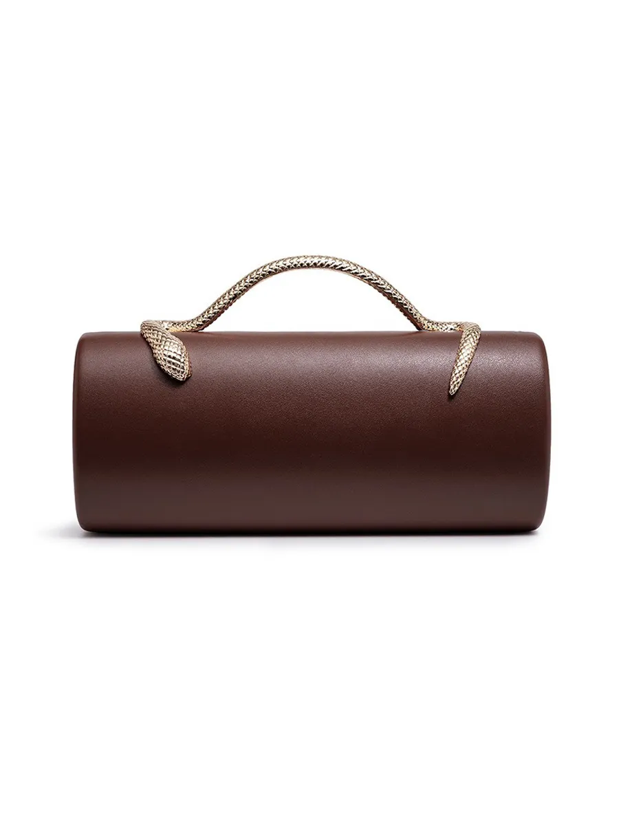 Margot Metal Accessories Leather Bag