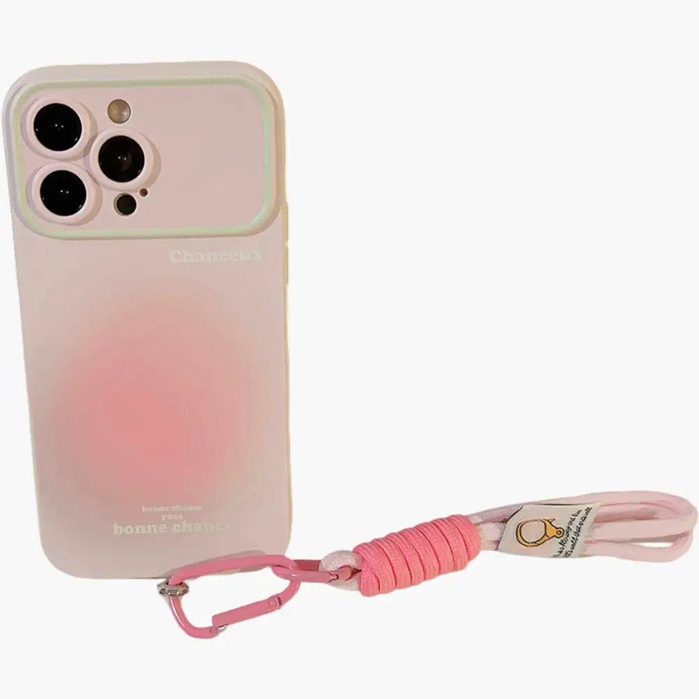Gradient Wrist Strap Phone Case