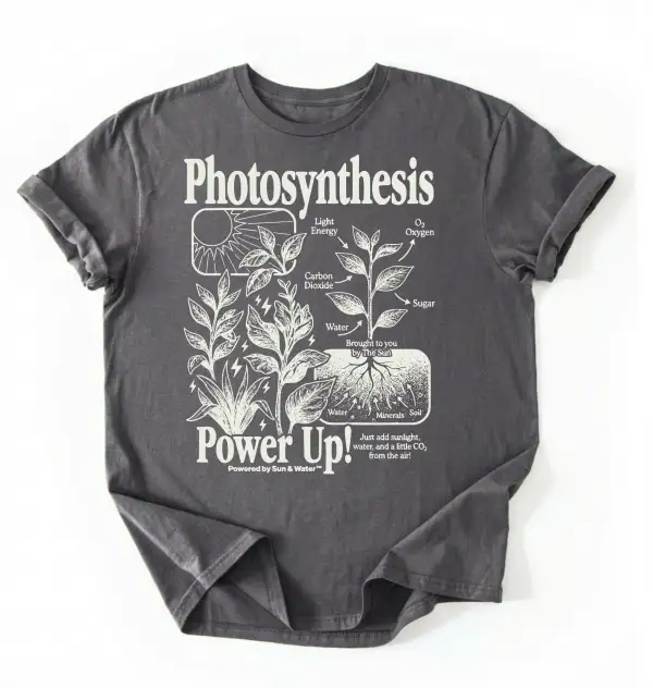 Photosynthesis Plant Graphic Cotton Tee